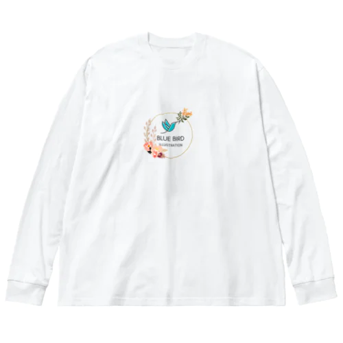 しあわせの青い鳥 ビッグシルエットロングスリーブTシャツ