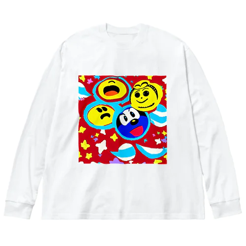 みんな仲良し Big Long Sleeve T-Shirt