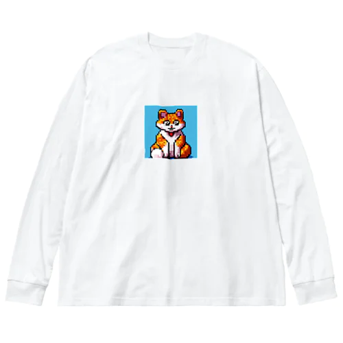 ドット絵ねこくん Big Long Sleeve T-Shirt