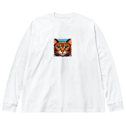 ドット絵ねこちゃん Big Long Sleeve T-Shirt