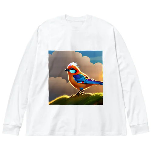 虹の鳥グッズ ビッグシルエットロングスリーブTシャツ