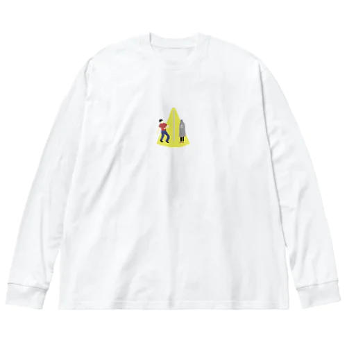 街頭でばったりおばけ Big Long Sleeve T-Shirt