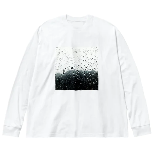 雨 ビッグシルエットロングスリーブTシャツ