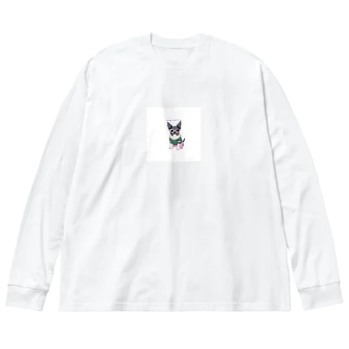 おしゃれなボストンテリアグッズ Big Long Sleeve T-Shirt