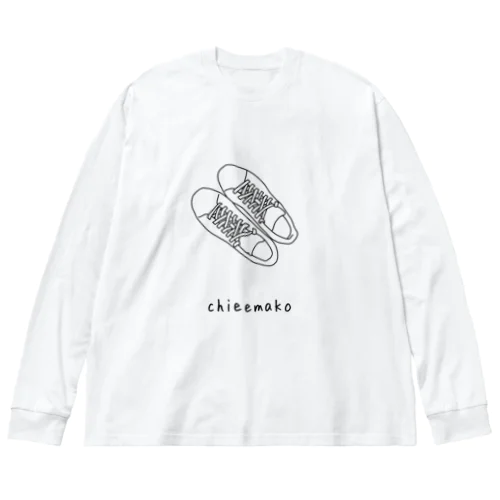 スニーカー ビッグシルエットロングスリーブTシャツ