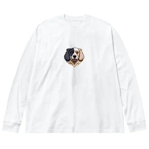 まっすぐな犬 ビッグシルエットロングスリーブTシャツ