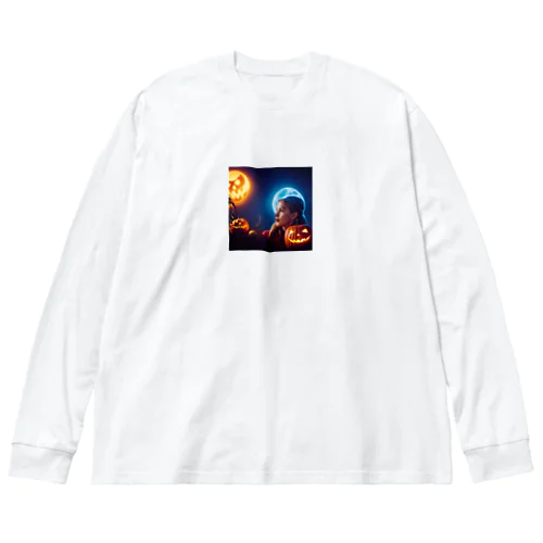 ハッピーハロウィン Big Long Sleeve T-Shirt