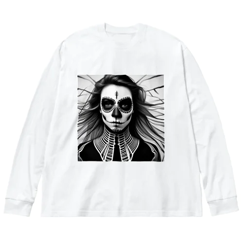 ハロウィン女性メイク Big Long Sleeve T-Shirt