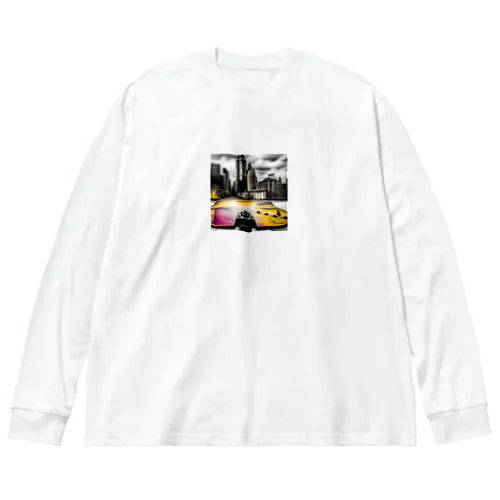city on the skateboad Big Long Sleeve T-Shirt