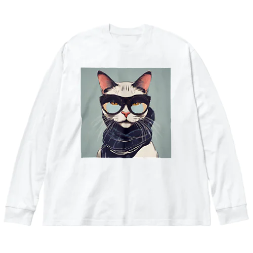 オサレキャットよしお Big Long Sleeve T-Shirt