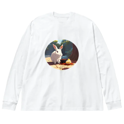 うさぎとスイーツ Big Long Sleeve T-Shirt