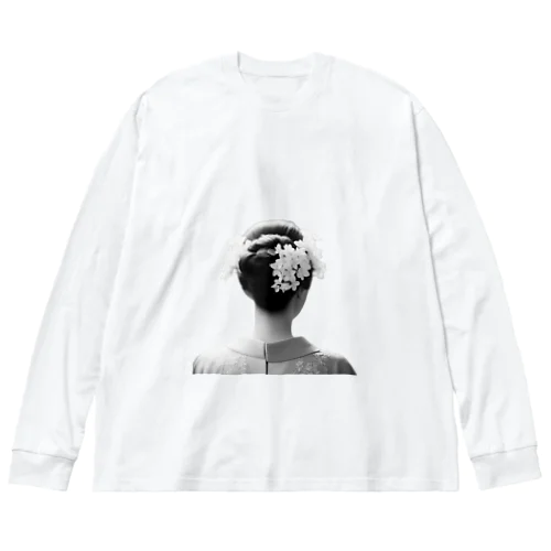 後ろ姿美人 Big Long Sleeve T-Shirt