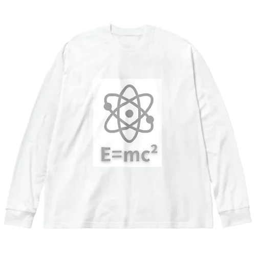 E=mc² ビッグシルエットロングスリーブTシャツ