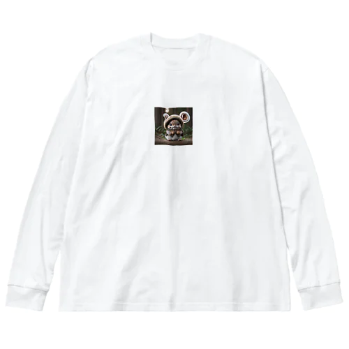 森のリスさん Big Long Sleeve T-Shirt