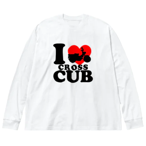 I ♡ CROSSCUB ビッグシルエットロングスリーブTシャツ