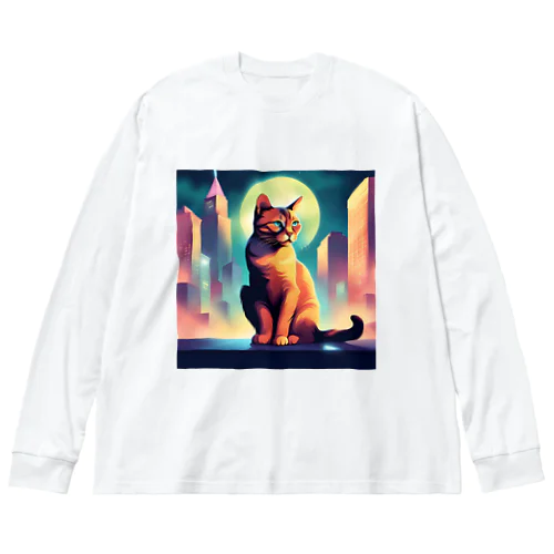 世紀末 猫 ver.art Big Long Sleeve T-Shirt