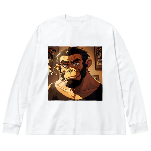 退屈な類人猿のNFT ビッグシルエットロングスリーブTシャツ