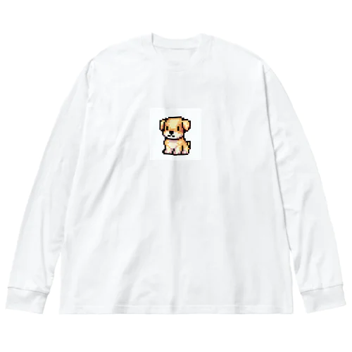 ドット絵の子犬 Big Long Sleeve T-Shirt