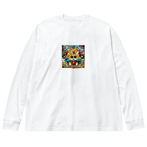 鮮やかな自信 ビッグシルエットロングスリーブTシャツ