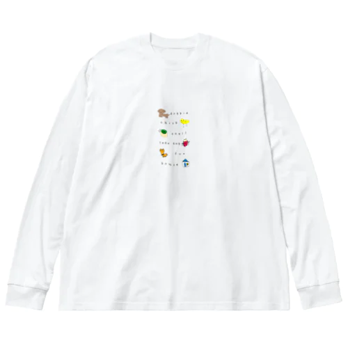 はじめてのおえかき Big Long Sleeve T-Shirt