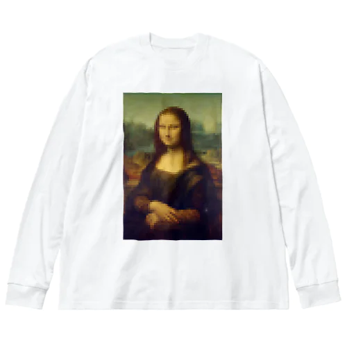 モザイクの女性 -the Mona Lisa モナ・リザ- Big Long Sleeve T-Shirt