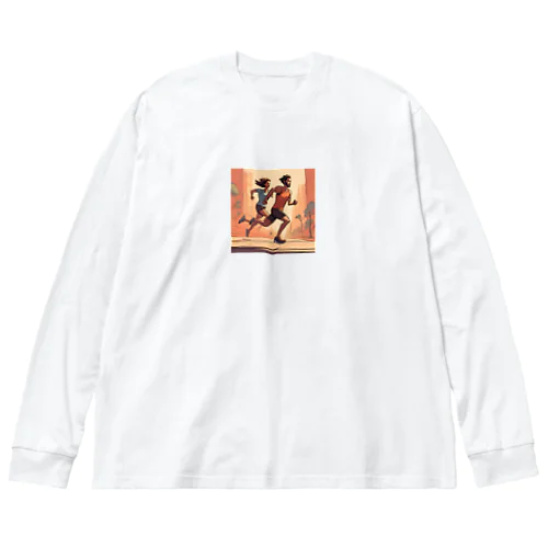 ランニング好きの君へ Big Long Sleeve T-Shirt