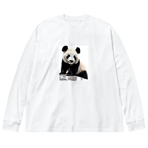 パンダグッズ🐼 ビッグシルエットロングスリーブTシャツ