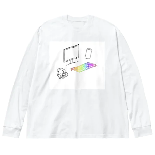 PCゲーム ビッグシルエットロングスリーブTシャツ