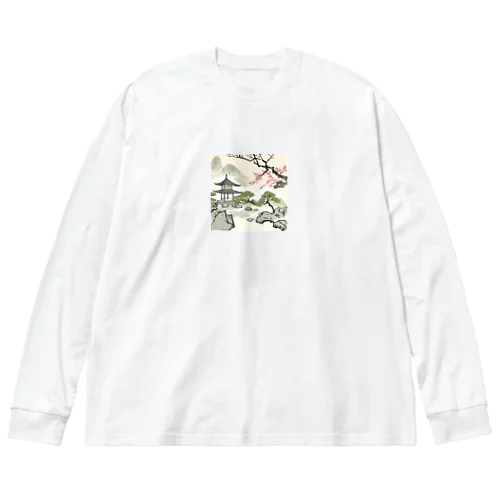 日本のイラストグッズ ビッグシルエットロングスリーブTシャツ