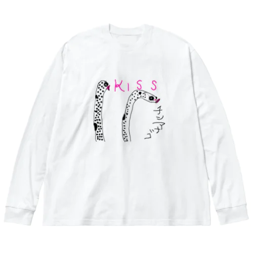 『チンアナゴ＆KISS』 by M ビッグシルエットロングスリーブTシャツ