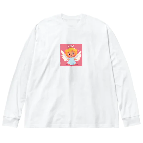 かわいい天使ちゃんグッズ ビッグシルエットロングスリーブTシャツ