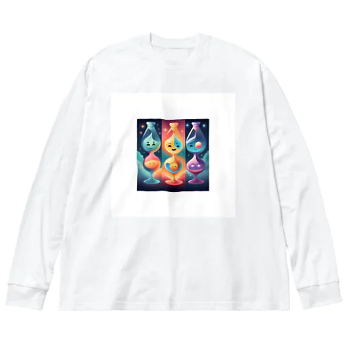 可愛い宇宙人のイラスト Big Long Sleeve T-Shirt