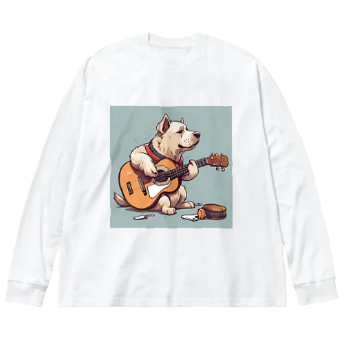 ギタわん Big Long Sleeve T-Shirt