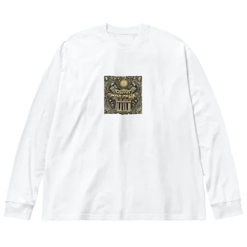 金と強欲 ビッグシルエットロングスリーブTシャツ