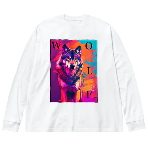 WOLF  Big Long Sleeve T-Shirt