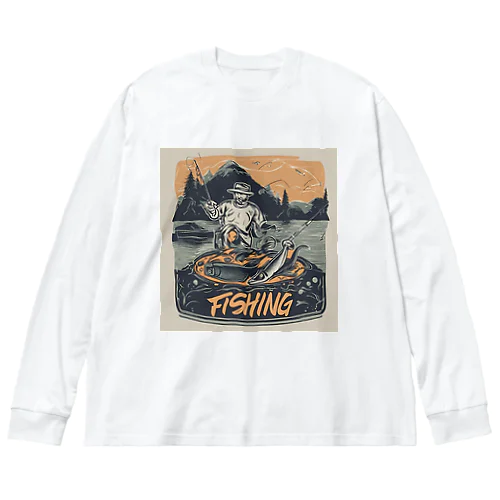 enjoy fishing yuu1994 ビッグシルエットロングスリーブTシャツ