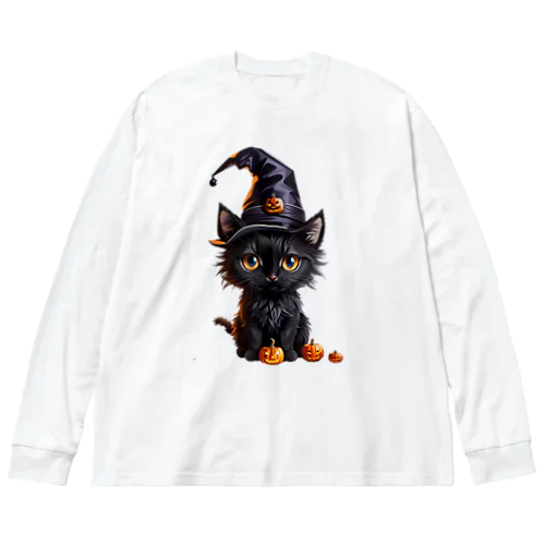 魔女っ子ねこ Big Long Sleeve T-Shirt