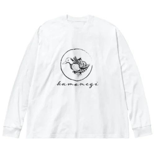 カモネギレトロ ビッグシルエットロングスリーブTシャツ