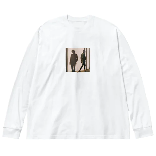 シンプルな人影グッズ Big Long Sleeve T-Shirt