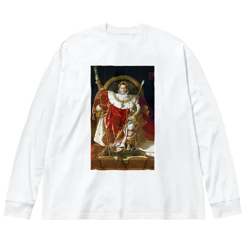 玉座のナポレオン / Napoleon I on His Imperial Throne ビッグシルエットロングスリーブTシャツ