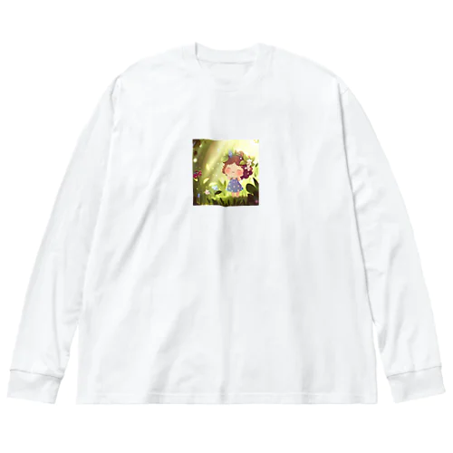 自然につつまれて Big Long Sleeve T-Shirt