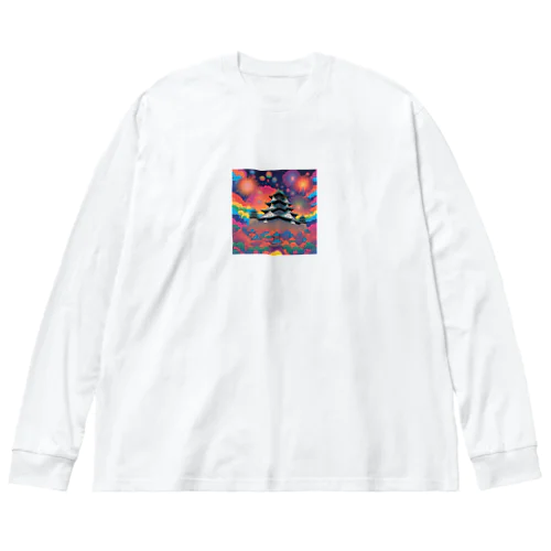 煌めきのNightSky Big Long Sleeve T-Shirt