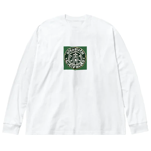 コーヒーショップ風のグッズ ビッグシルエットロングスリーブTシャツ