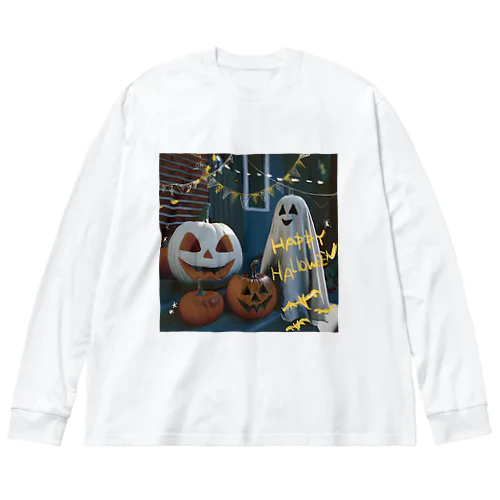 ハッピーハロウィン Big Long Sleeve T-Shirt