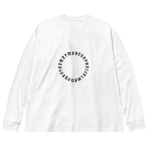 アルファベットリング ビッグシルエットロングスリーブTシャツ