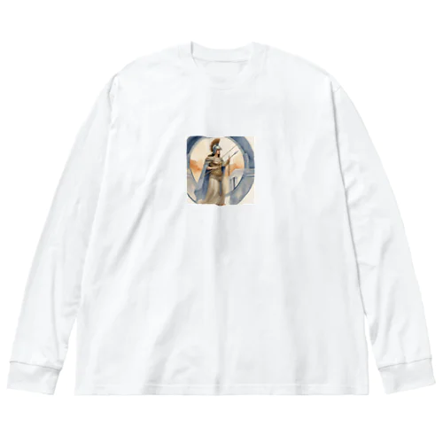 ギリシャ神話風アテナ Big Long Sleeve T-Shirt