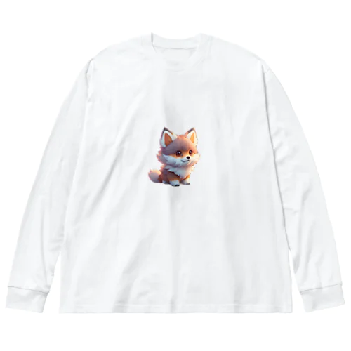 キツネくん ビッグシルエットロングスリーブTシャツ