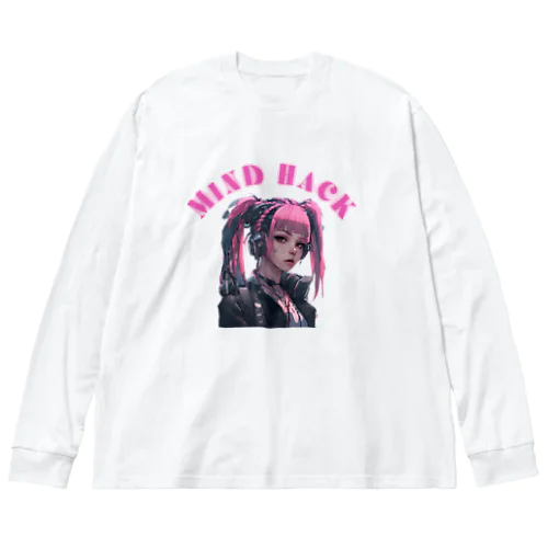 サイバーパンク少女　ツインテール Big Long Sleeve T-Shirt