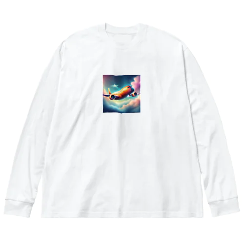 幻想飛行機 Big Long Sleeve T-Shirt