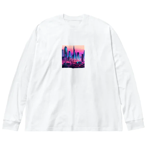 未来都市の視線　～Gaze of the Future City～ Big Long Sleeve T-Shirt